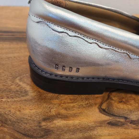 Golden Goose Jerry Metallic Silver Penny Loafer - Picture 7 of 16
